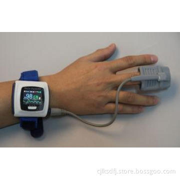 Color OLED Rechargeable Wrist Pulse Oximeter For Baby , Inf